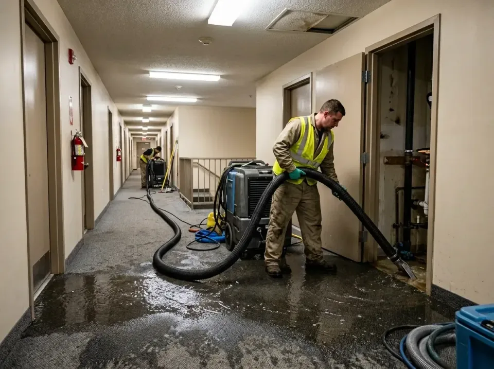multi-unit-apartment-hallway-f-005 — frequently asked questions, Emergency Burst Pipe Water Extraction & Removal in North Fo…